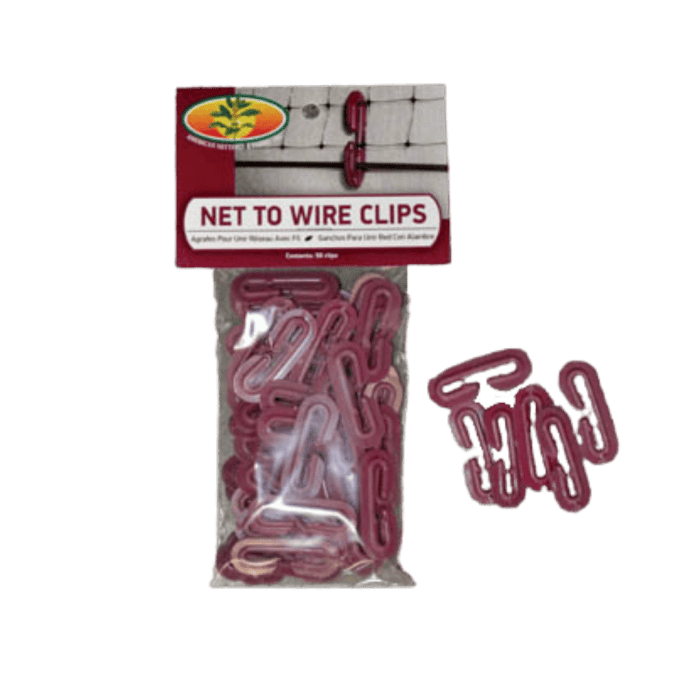 net to wire clips red clips in packaging
