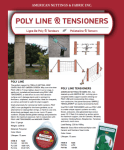 Poly Line Tensioners Catalog