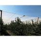 orchard shade anti hail netting over orchard rows hail protection netting