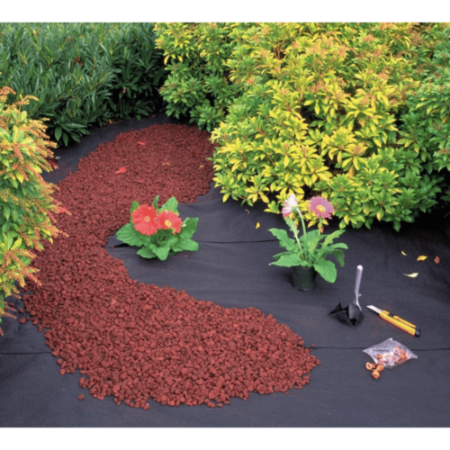 woven ground cover fabric commercial grade with tools and plants commercial landscape fabric