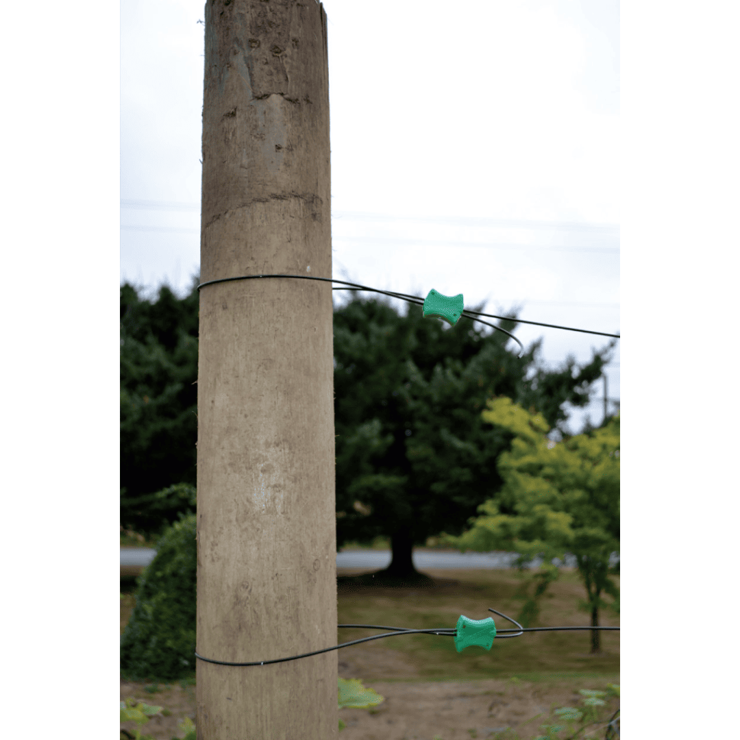 poly line tensioner on pole